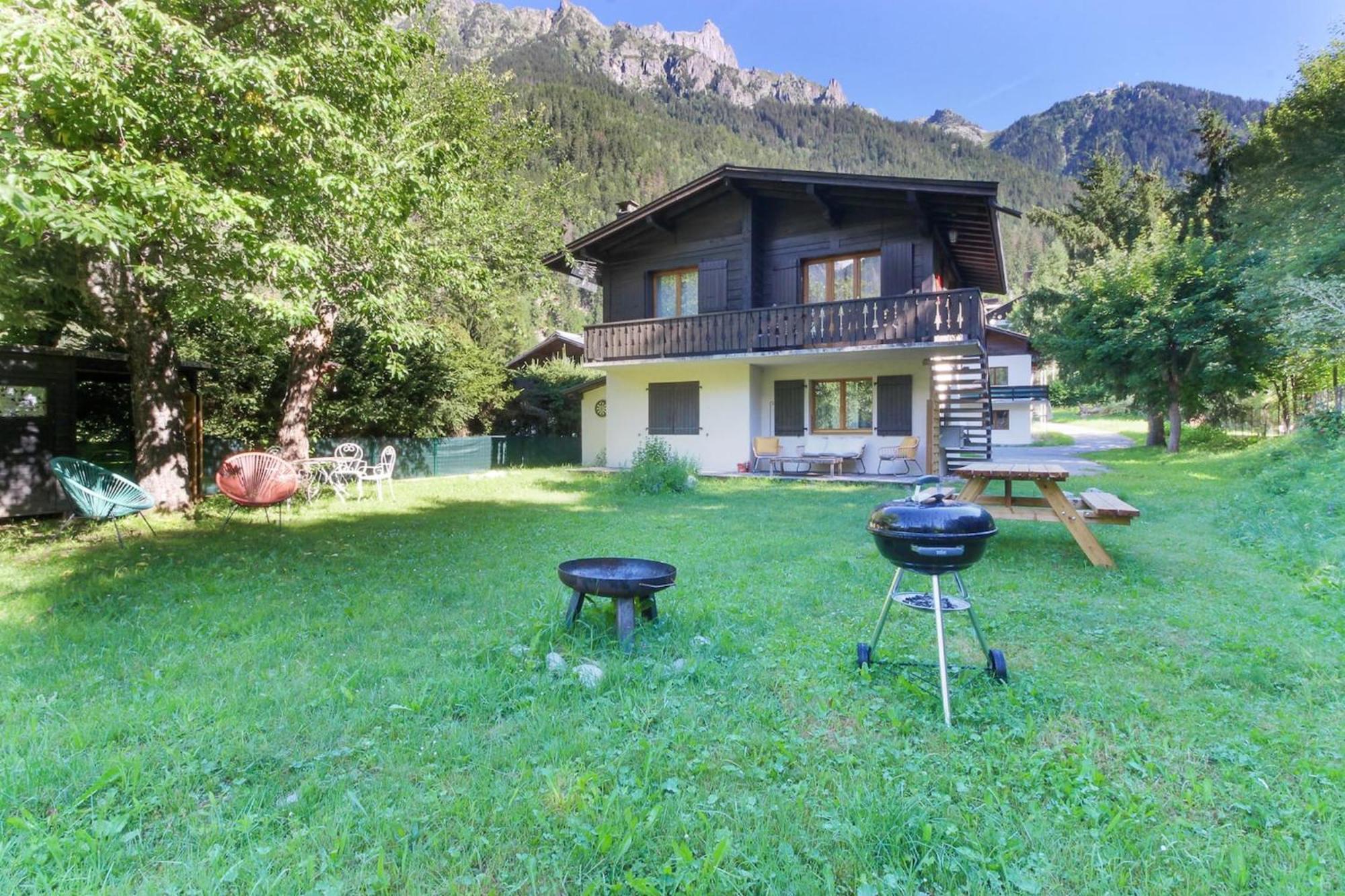 Violette De Cham - Jardin Prive - Vue Mont Blanc Appartement Chamonix Buitenkant foto